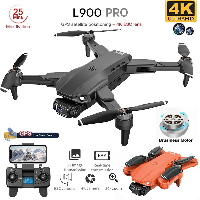 Drone Camera Professional - โดรน4K L900โปร GPS โดรน4K กล้อง HD