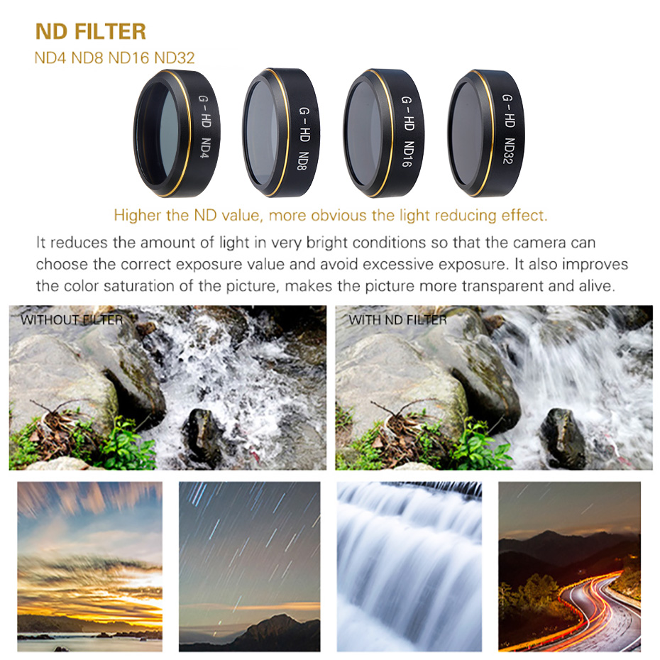 Drone FilterสําหรับPhantom 4 P - Drone Camera Filter บทวิจารณ์และราคา