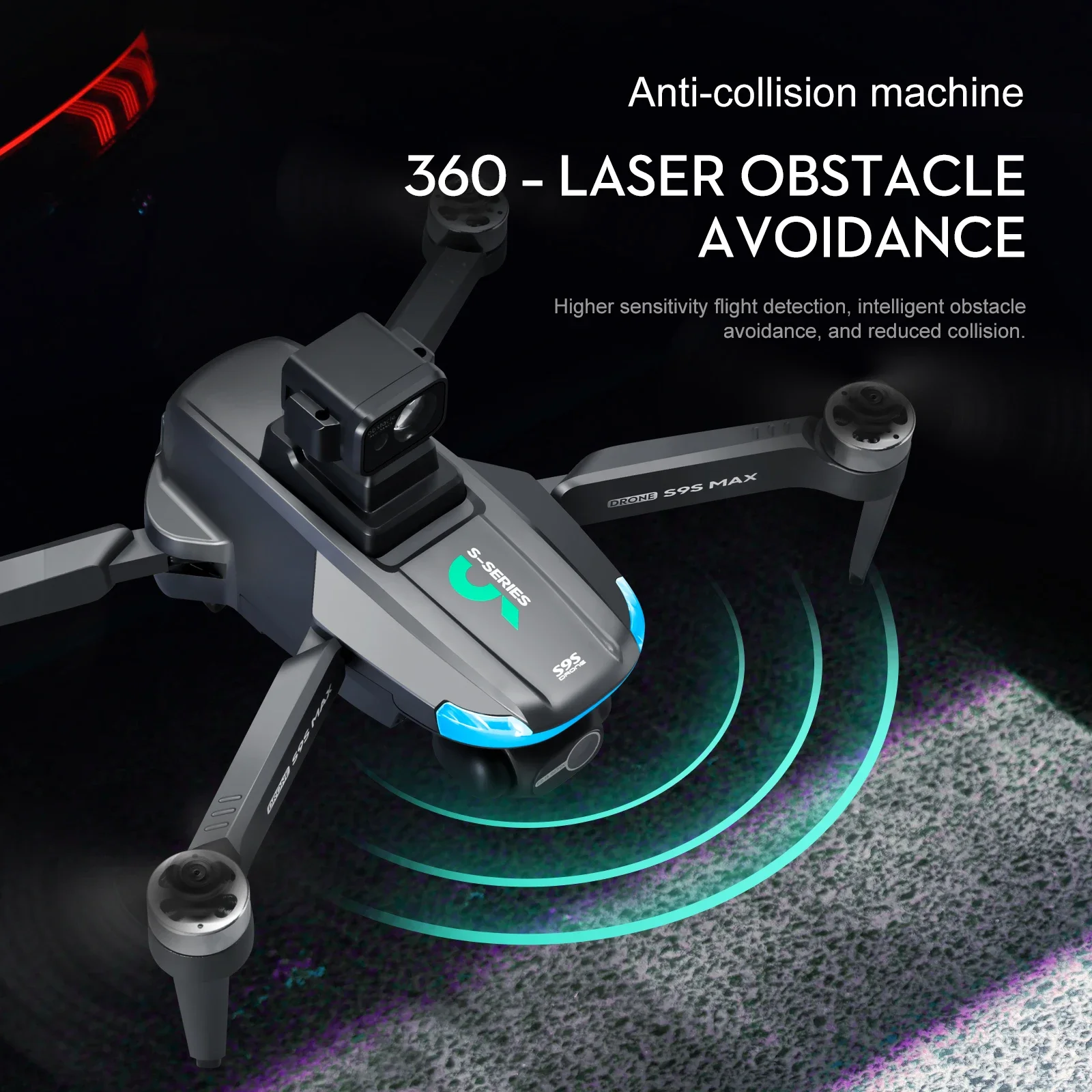 ใหม่S9S MAX MINI Drone 4K 2 แก - Drone Camera Hd บทวิจารณ์และราคา