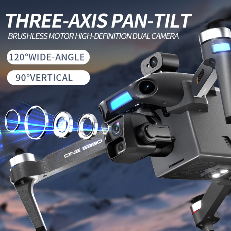 โดรนกล้องคู่ 8K รุ่นใหม่ ปี 20 - Drone Camera Mount บทวิจารณ์และราคา